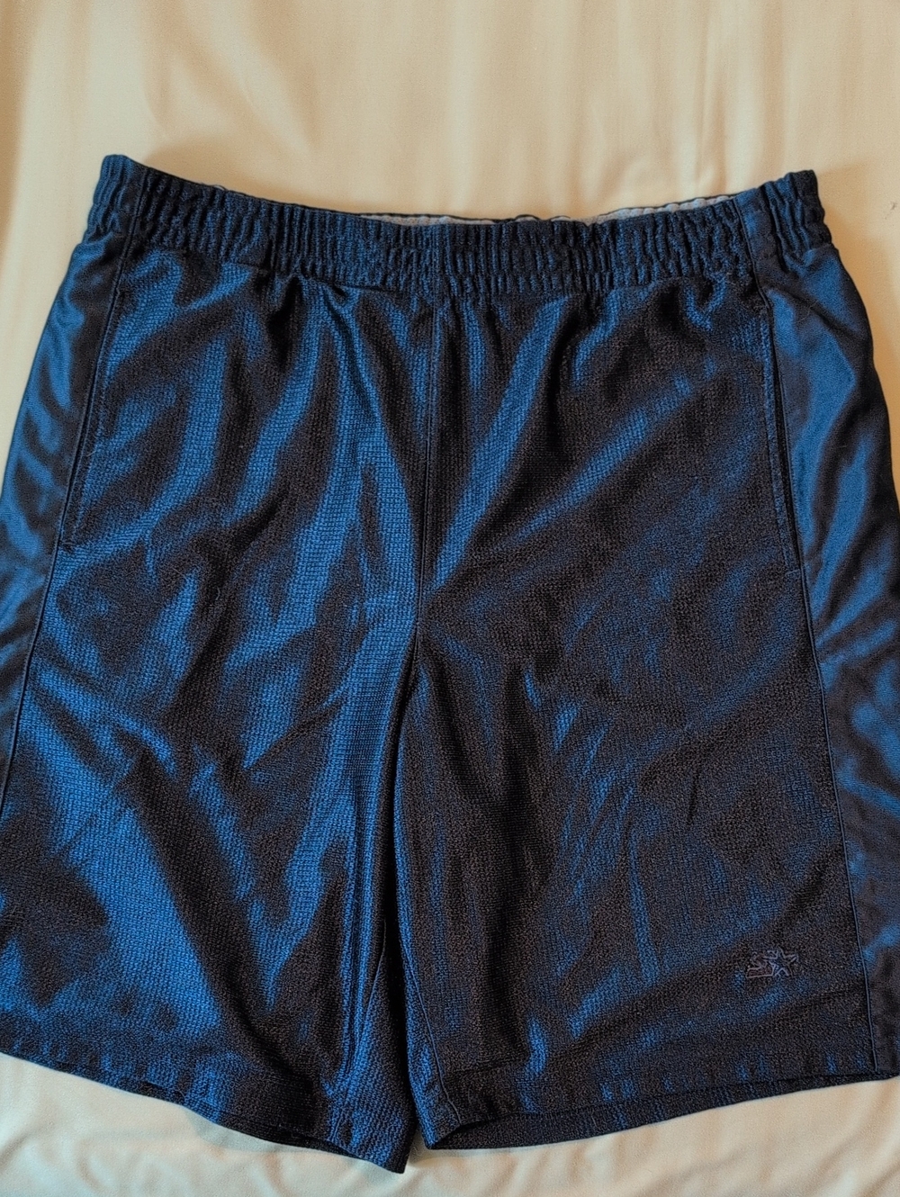 STARTER Men's Dark Navy Athletic Mesh Shorts